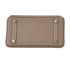 Birkin 25 In Clemence Etoupe, top view